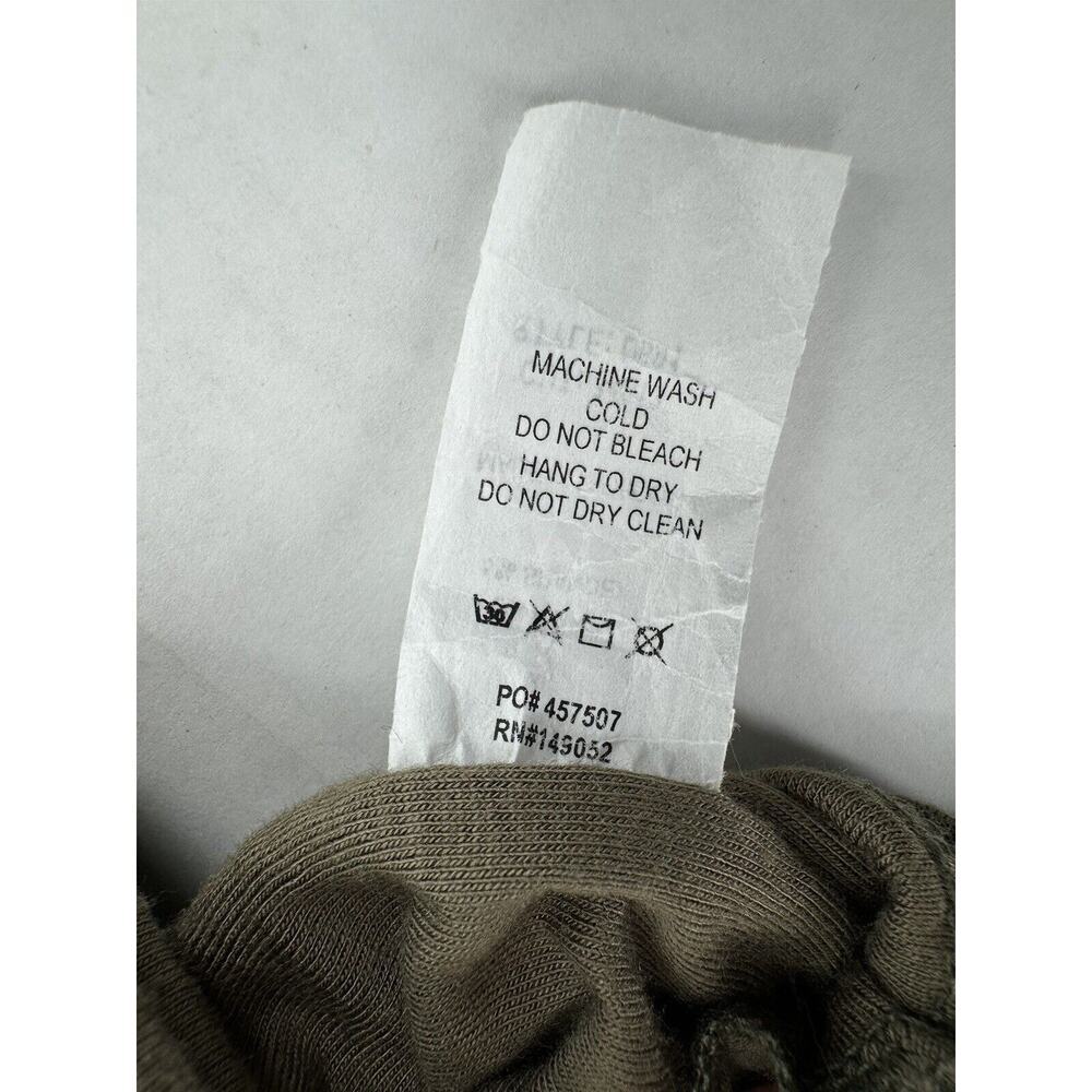Fashion Nova Bodycon Midi Dress Size XL Olive Green Club Sexy Scoopneck Rayon - Picture 9 of 9